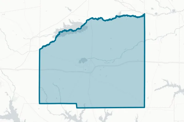 Hopkins County — detail map