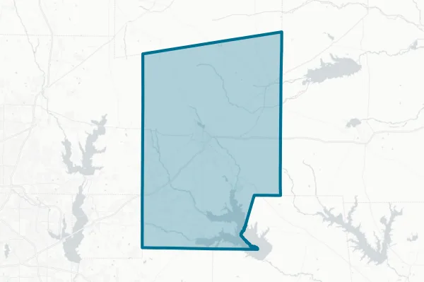 Hunt County — detail map