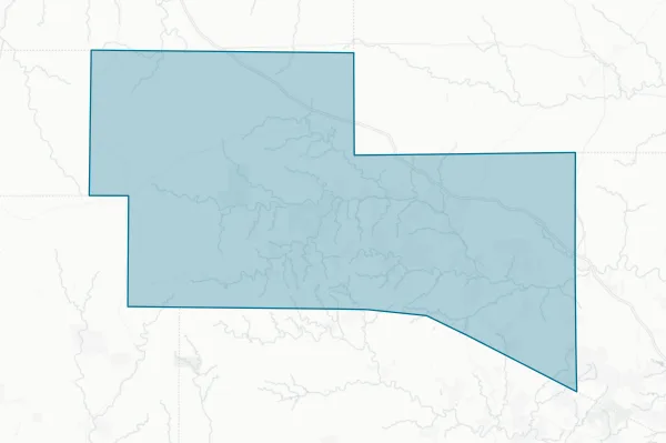 Kerr County — detail map