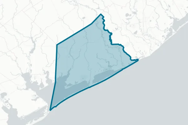 Matagorda County — detail map