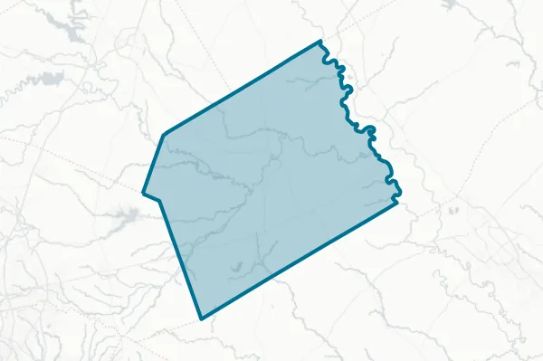 Milam County — detail map
