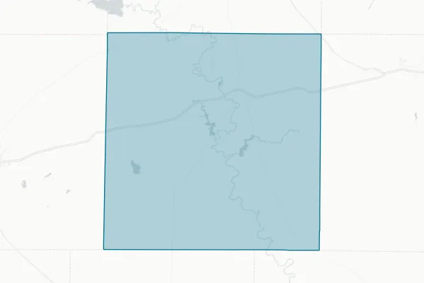 Mitchell County — detail map