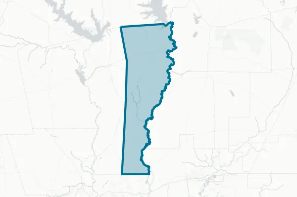County of Newton — detail map