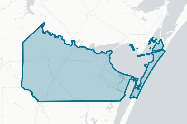 Nueces County — detail map