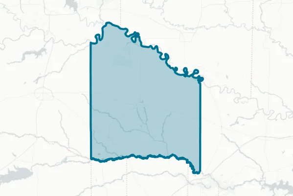 Red River County — detail map