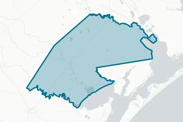 Town of Refugio — detail map