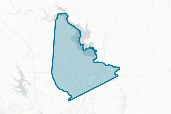 San Jacinto County — detail map