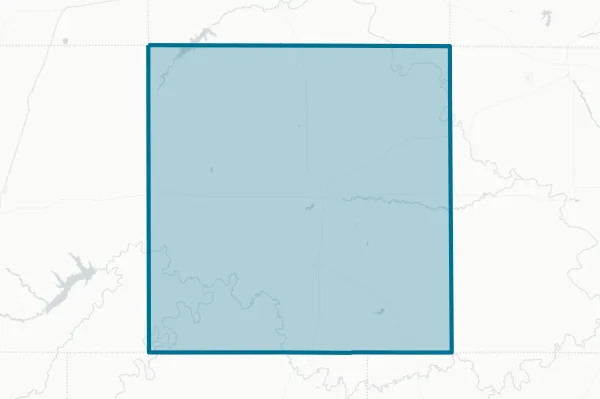 Throckmorton County — detail map