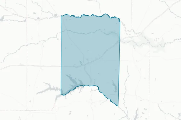 Titus County — detail map
