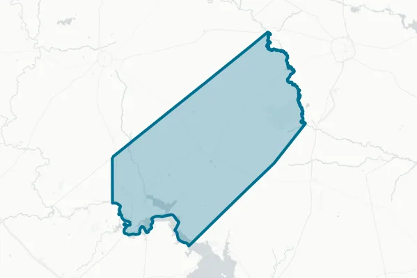 Trinity County — detail map