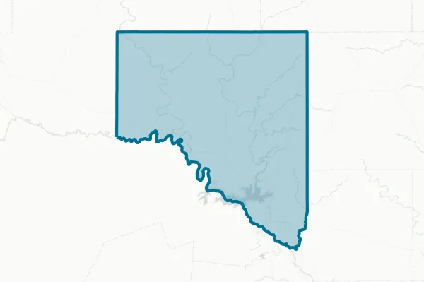 Val Verde County — detail map