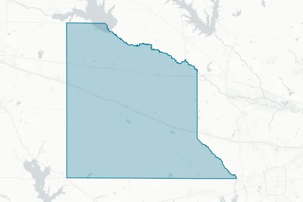Van Zandt County — detail map