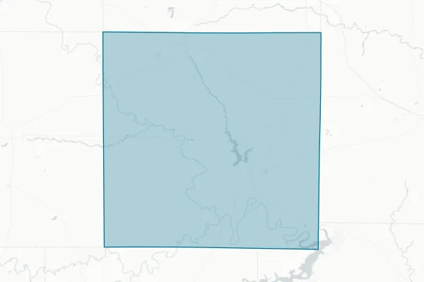 Young County — detail map