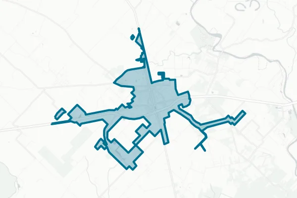 City of Sealy — detail map