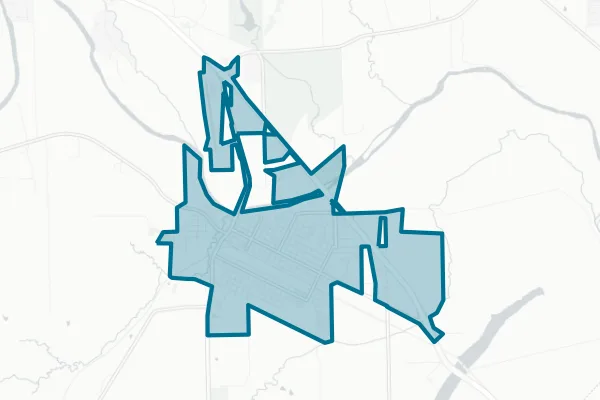 City of Smithville — detail map
