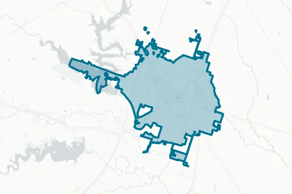 City of Temple — detail map