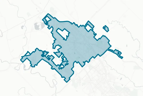 City of Bryan — detail map