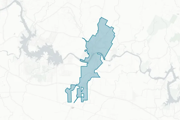 City of Marble Falls — detail map