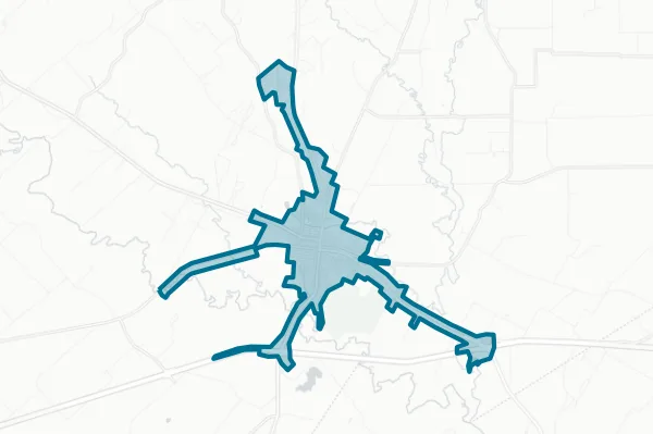 City of Luling — detail map