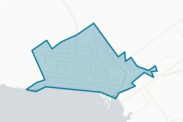 City of Seadrift — detail map