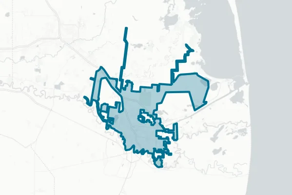 City of Brownsville — detail map