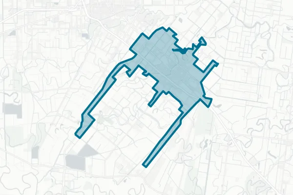 City of San Benito — detail map