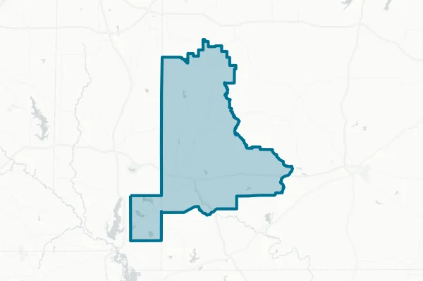 Hughes Springs Independent School District — detail map