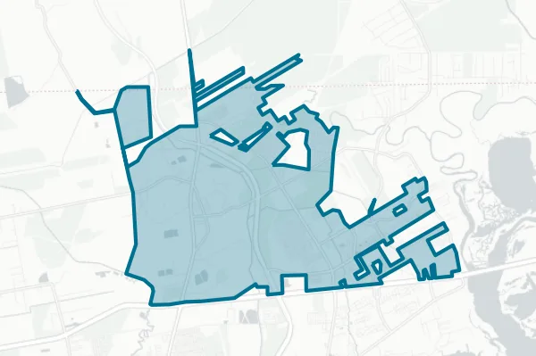 City of Mont Belviue — detail map