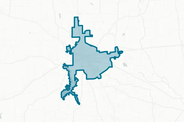 City of Jacksonville — detail map