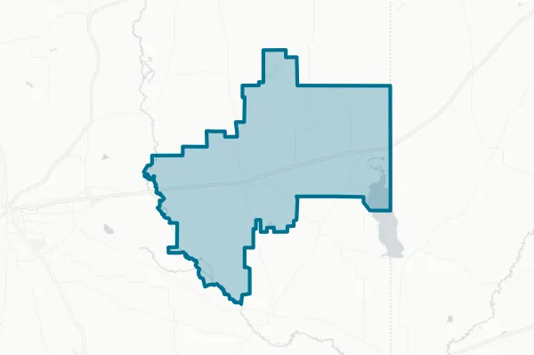 New Summerfield Independent School District — detail map