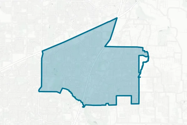 City of Allen — detail map