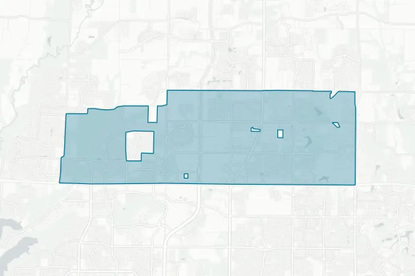 Town of Prosper — detail map