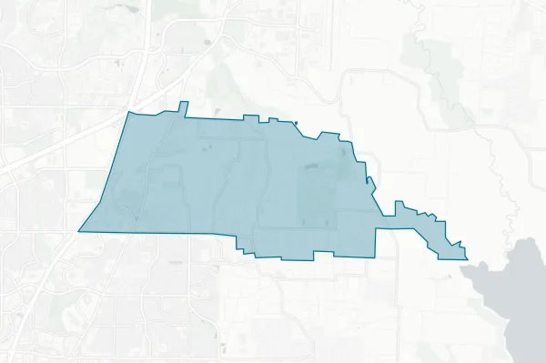 Town of Fairview — detail map