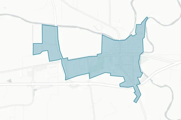City of Columbus — detail map