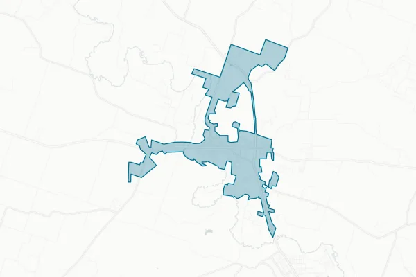 City of Gatesville — detail map