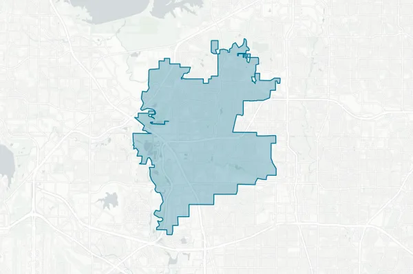 City of Carrollton — detail map