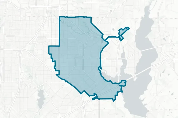 City of Garland — detail map