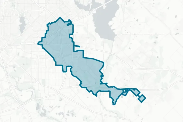 City of Mesquite — detail map