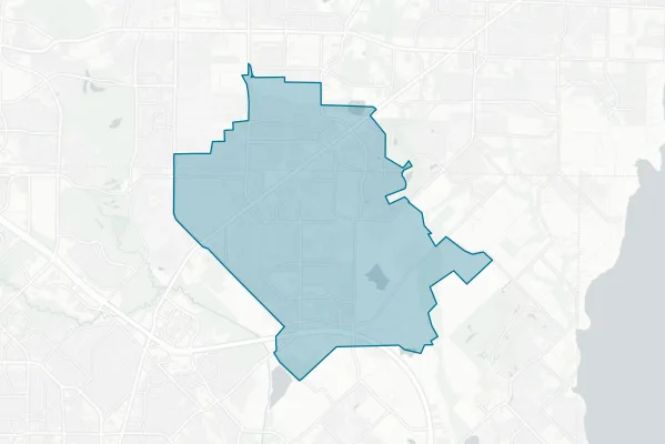 City of Sachse — detail map