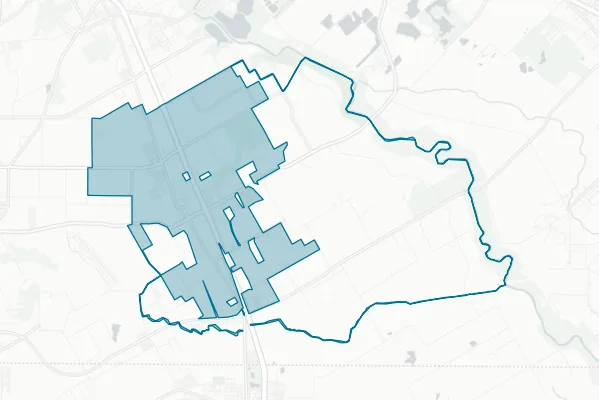 City of Wilmer — detail map