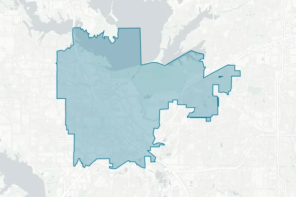 City of Lewisville — detail map