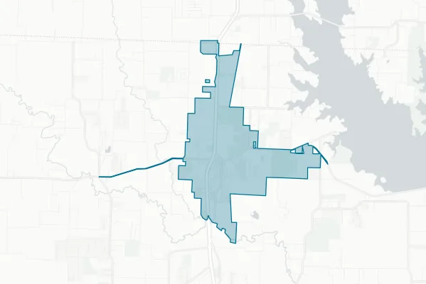 City of Sanger — detail map