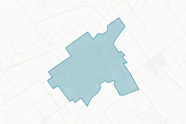 City of Carrizo Springs — detail map