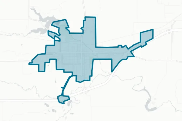 City of Eastland — detail map