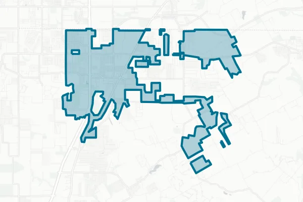 City of Red Oak — detail map