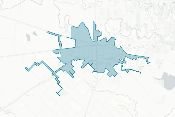 City of Rosenberg — detail map