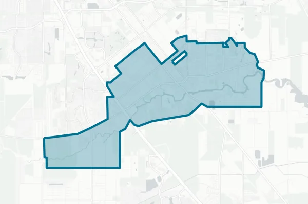 City of Dickinson — detail map