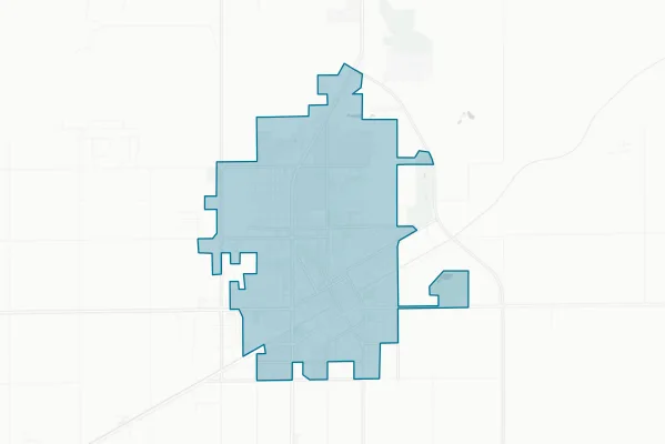 City of Pampa — detail map