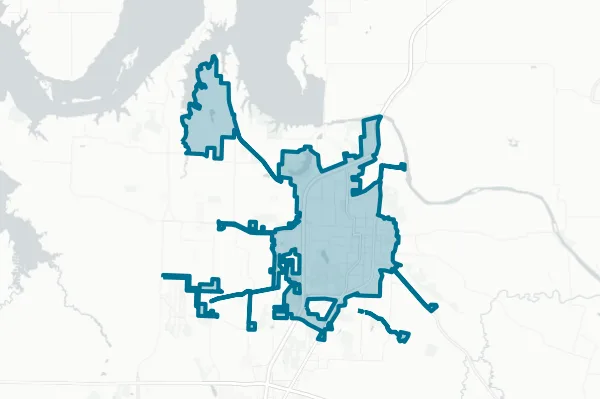 City of Dension — detail map
