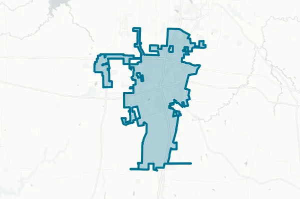 City of Sherman — detail map